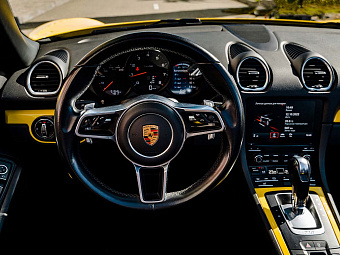 Кабриолет Porsche Boxter 718 Желтый