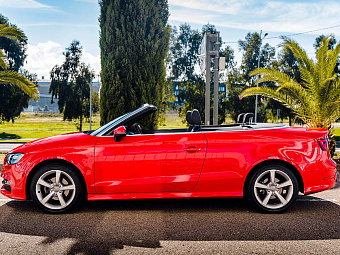 Кабриолет Audi A3 Красный